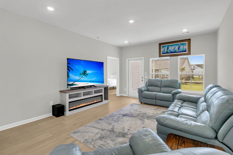 Furnished interior view inside a new home in Horizons at Summers Corner | 55+, Summerville (Image 6).