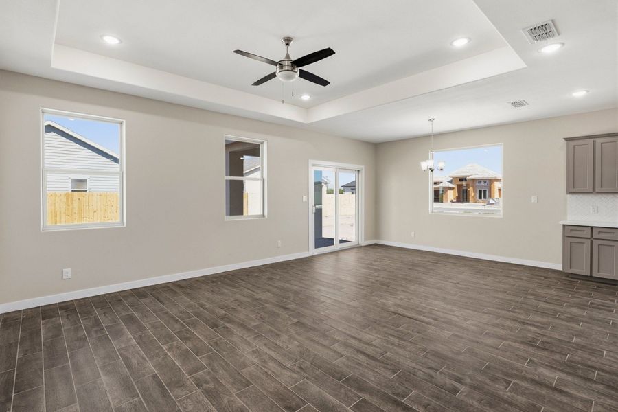 Spacious, unfurnished interior of a new home in The Heights at Riverbend II, Brownsville (Image 8).