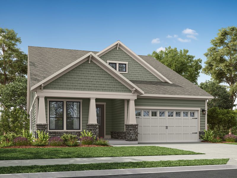 Representative exterior photo of a completed home built from the Sandy Lane by Tri Pointe Homes in Everstead, Raleigh, NC (Image 19).