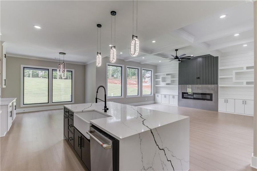 Furnished interior view inside a new home in , Auburn (Image 13).