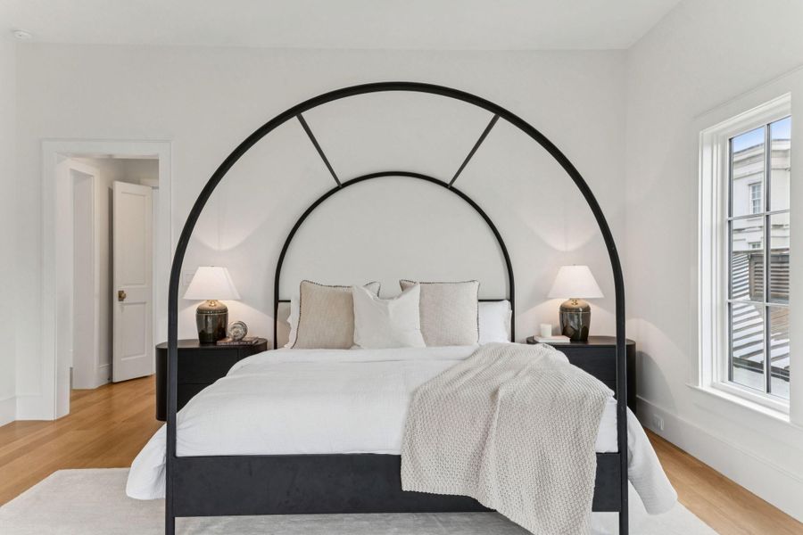 Furnished interior view inside a new home in , Charleston (Image 33).