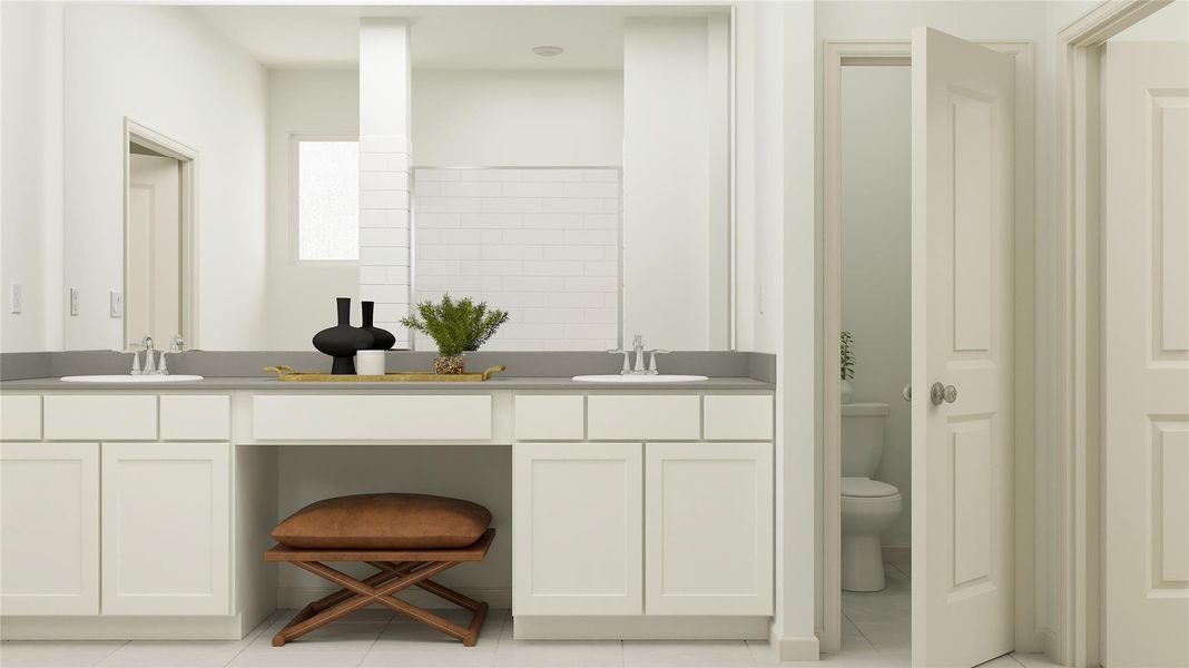 Furnished interior view inside a new home in Samara, League City (Image 8).