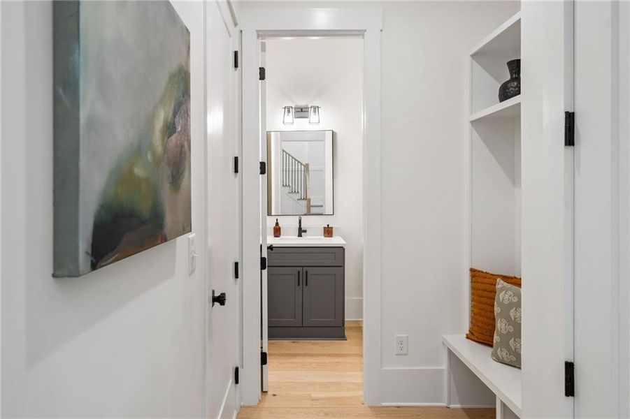 Furnished interior view inside a new home in , Atlanta (Image 17).