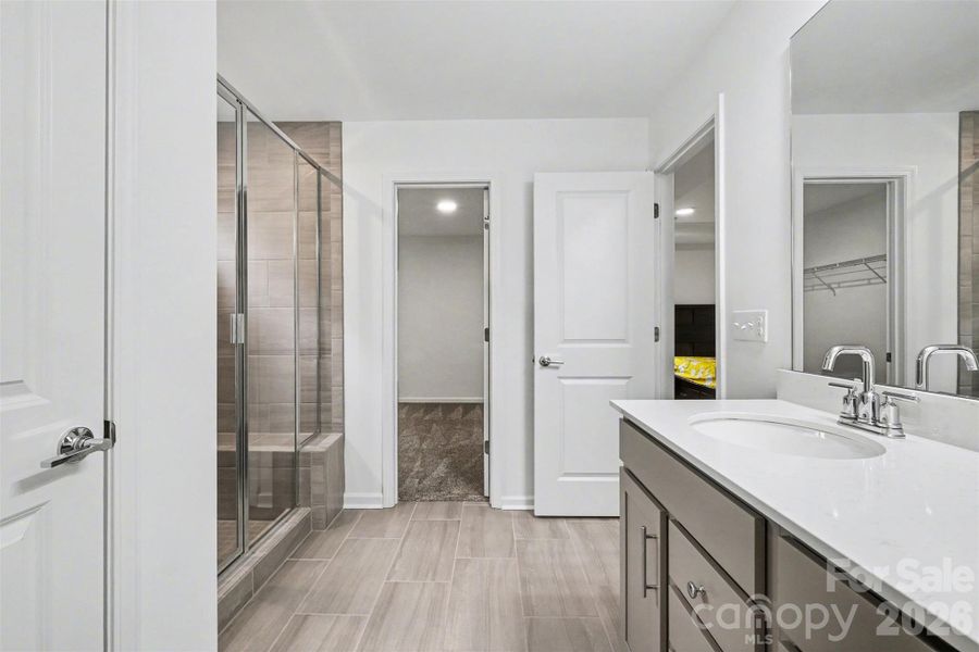 Furnished interior view inside a new home in , Charlotte (Image 30).