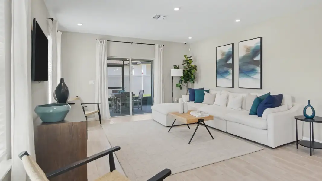 Representative furnished interior of a home built from the Lexington by Maronda Homes in Malabar Springs, Palm Bay (Image 17).
