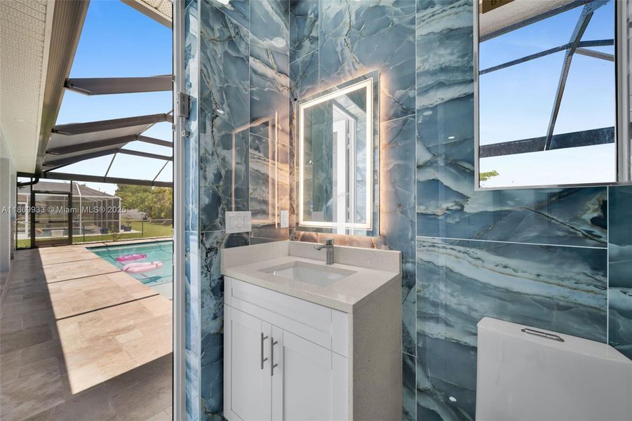 Furnished interior view inside a new home in , Cape Coral (Image 14).