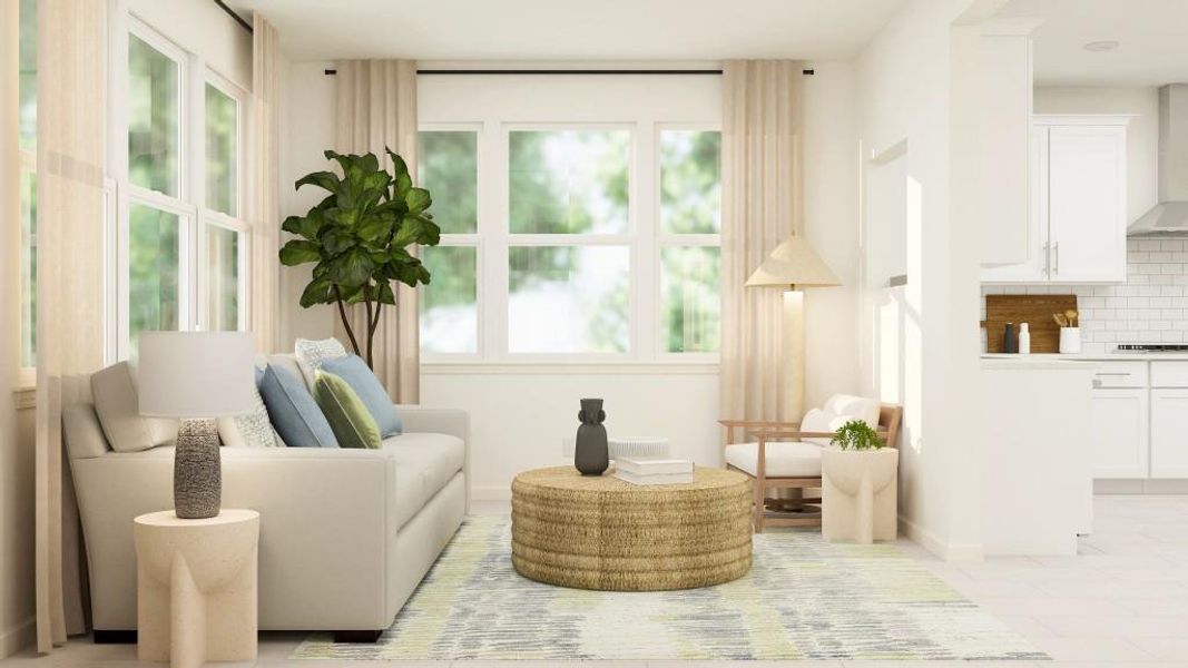 Furnished interior view inside a new home in Deer Valley, Canton (Image 18).