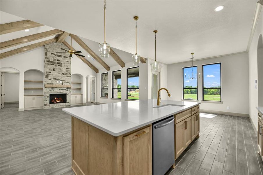 Furnished interior view inside a new home in , Decatur (Image 16).