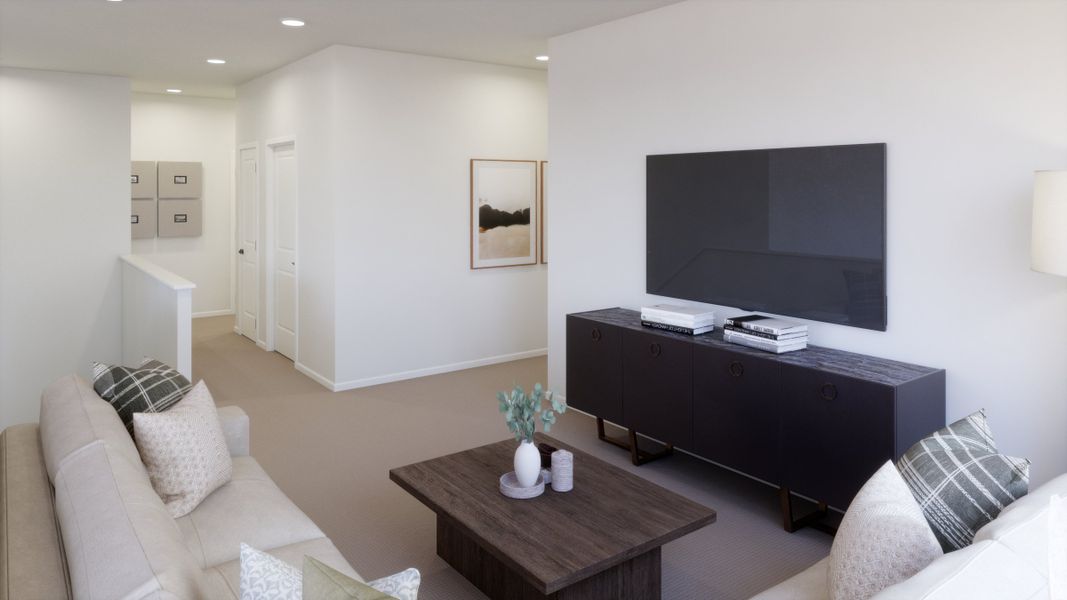 Representative furnished interior of a home built from the Plan 5007 by New Home Co. in The Estates Collection at Talon Pointe, Thornton (Image 9).
