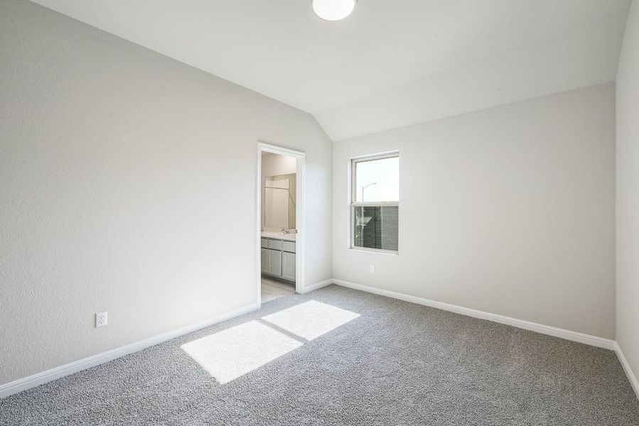 Bedroom in the Willow home plan by Trophy Signature Homes – REPRESENTATIVE PHOTO Bedroom in the Willow home plan by Trophy Signature Homes – REPRESENTATIVE PHOTO