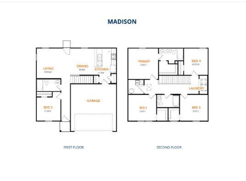 2D floor plan layout of this home in Villages of Mayfield, Cleburne, TX (Image 3). 2D floor plan layout of this home in Villages of Mayfield, Cleburne, TX (Image 3).