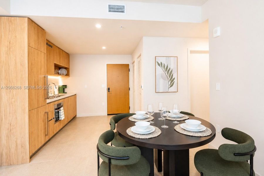 Furnished interior view inside a new home in , Miami (Image 6).
