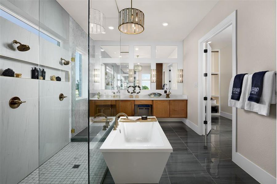 Furnished interior view inside a new home in Heath Golf & Yacht Club, Heath (Image 4).