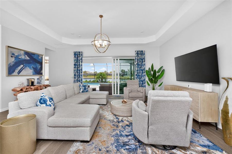 Furnished interior view inside a new home in , Punta Gorda (Image 5).
