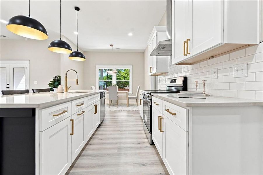 Furnished interior view inside a new home in , Douglasville (Image 37).