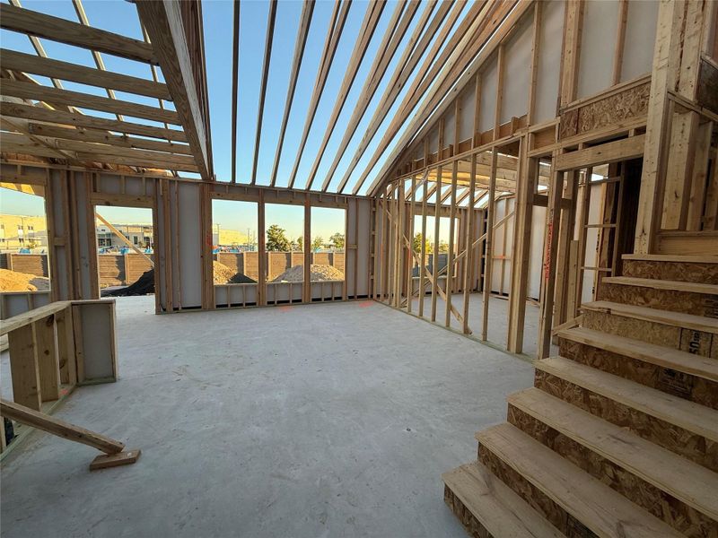 In-progress construction of a new home in Berry Creek Highlands, Georgetown, TX (Image 10).