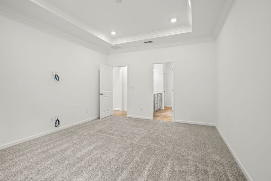 Spacious, unfurnished interior of a new home in Michaux Gardens, Belmont (Image 24). Spacious, unfurnished interior of a new home in Michaux Gardens, Belmont (Image 24).