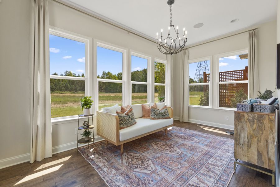 Representative furnished interior of a home built from the Presley by Taylor Morrison in River Falls, Tega Cay (Image 7).