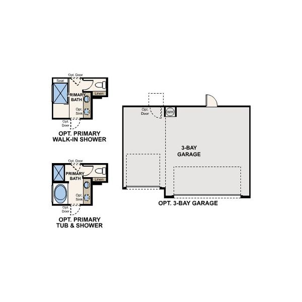 2D floor plan layout for the 1 by Century Communities in Village at Sundance, Buckeye, AZ (Image 4). 2D floor plan layout for the 1 by Century Communities in Village at Sundance, Buckeye, AZ (Image 4).
