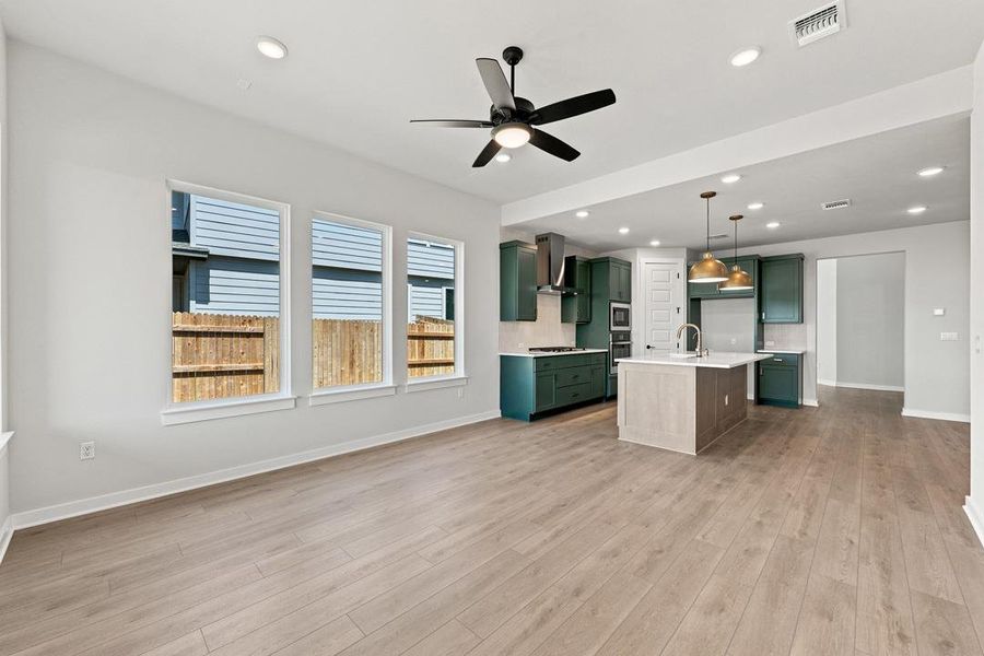 Spacious, unfurnished interior of a new home in Terrace Collection At Turner's Crossing, Buda (Image 31). Spacious, unfurnished interior of a new home in Terrace Collection At Turner's Crossing, Buda (Image 31).