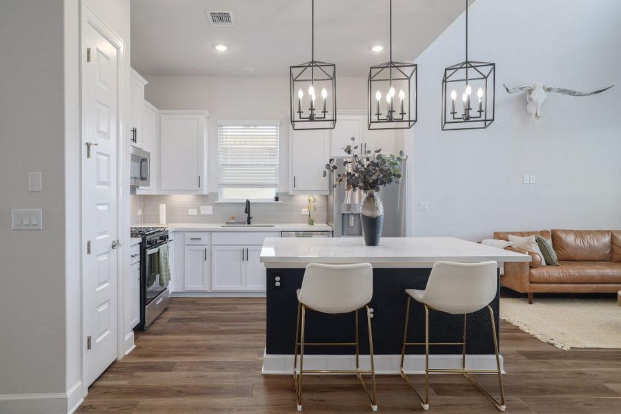Furnished interior view inside a new home in , Austin (Image 8).