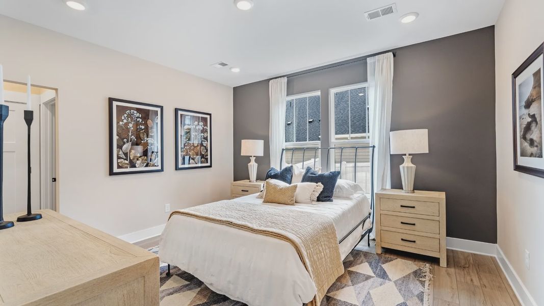 Representative furnished interior of a home built from the Finley by DRB Homes in Woodglen, Piedmont (Image 12).
