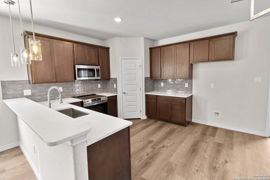 Furnished interior view inside a new home in , Beeville (Image 13). Furnished interior view inside a new home in , Beeville (Image 13).