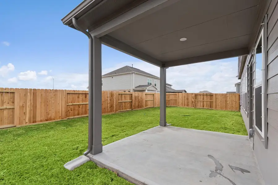 The Princeton II- Rear Covered Patio