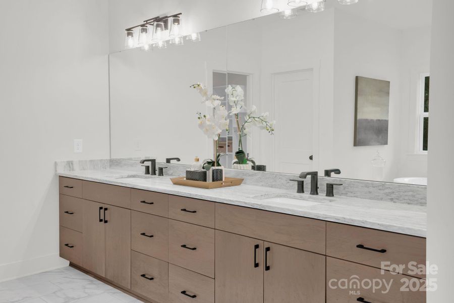 Furnished interior view inside a new home in , Charlotte (Image 10).