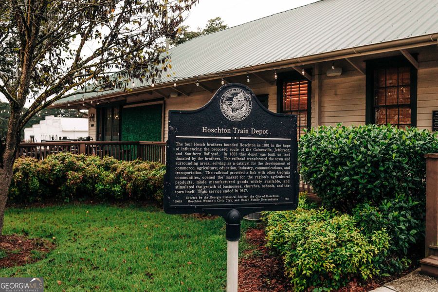 Front exterior of a new home in Rosewood Lake Estates, Hoschton, GA, highlighting curb appeal (Image 33).