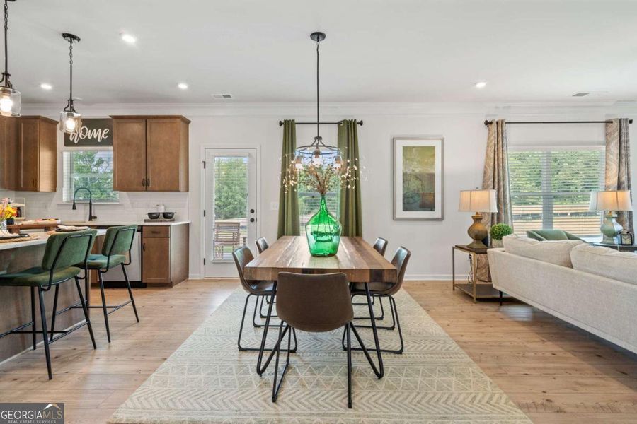 Furnished interior view inside a new home in Maddox Station, Eatonton (Image 4).
