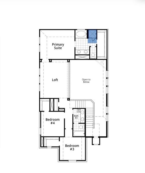 2D floor plan layout for the Belmont by Highland Homes in Goodland, Venus, TX (Image 23). 2D floor plan layout for the Belmont by Highland Homes in Goodland, Venus, TX (Image 23).