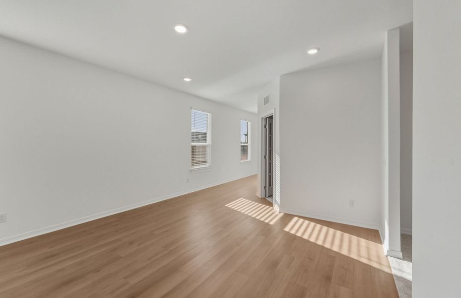 Spacious, unfurnished interior of a new home in Crosswinds, Kyle (Image 17). Spacious, unfurnished interior of a new home in Crosswinds, Kyle (Image 17).
