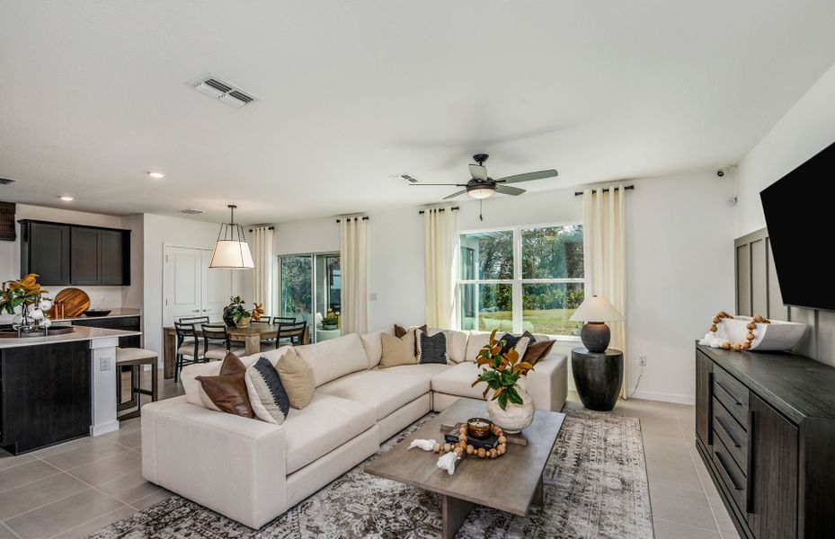 Furnished interior view inside a new home in Vida's Way, Wesley Chapel (Image 4). Furnished interior view inside a new home in Vida's Way, Wesley Chapel (Image 4).