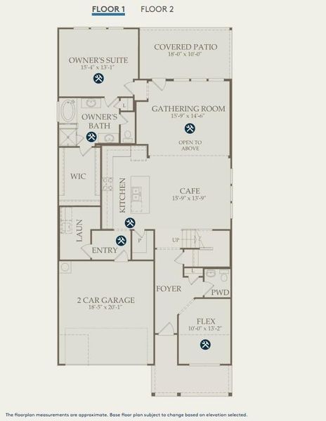 2D floor plan layout of this home in Ryehill, Sugar Land, TX (Image 2). 2D floor plan layout of this home in Ryehill, Sugar Land, TX (Image 2).