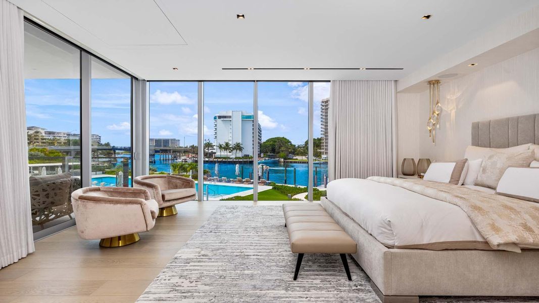 Furnished interior view inside a new home in , Boca Raton (Image 11).