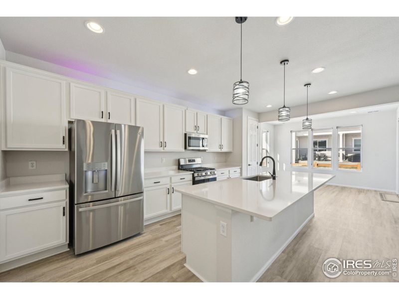 Kitchen Island perfect for bar stools