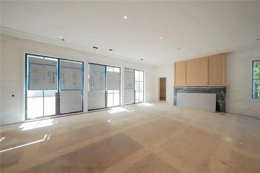 In-progress construction of a new home in , Fayetteville, GA (Image 6).