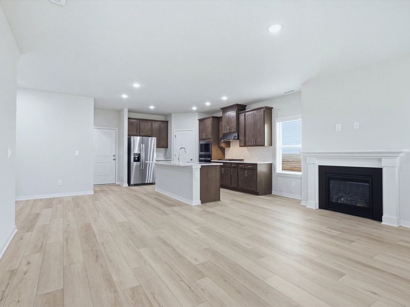 Furnished interior view inside a new home in Marshburn Landing - Bungalow Series, Wendell (Image 6).