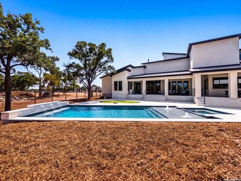Exterior details and patio area of a home in , Boerne (Image 26).