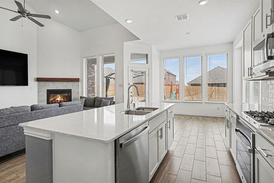 Furnished interior view inside a new home in Northpointe, Fort Worth (Image 13).