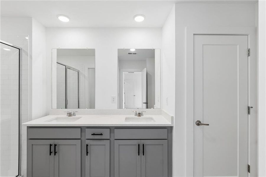 Furnished interior view inside a new home in Grandview Terrace, Canton (Image 9).