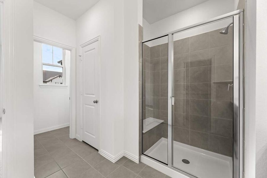 Rice Townhome Primary Shower