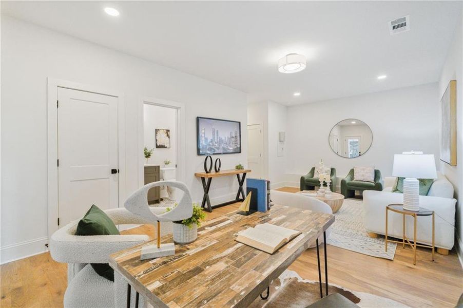 Furnished interior view inside a new home in Pendergrast Farm, Atlanta (Image 13).