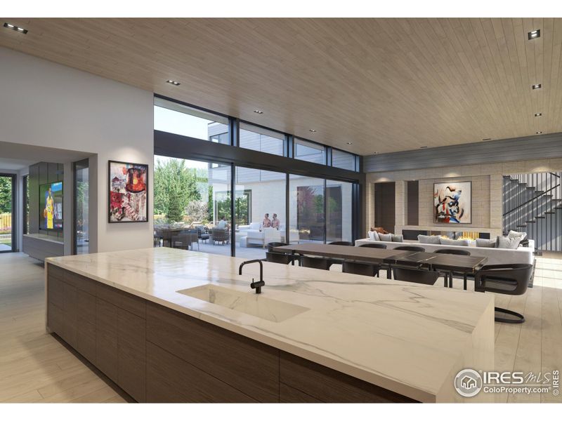 Furnished interior view inside a new home in , Boulder (Image 11).