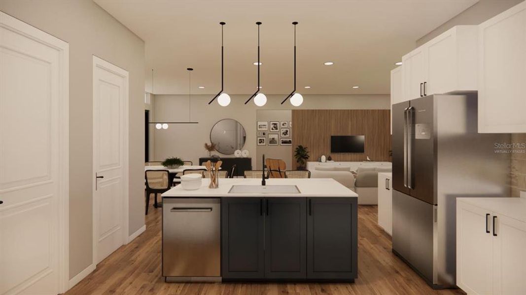 Furnished interior view inside a new home in , North Port (Image 9).