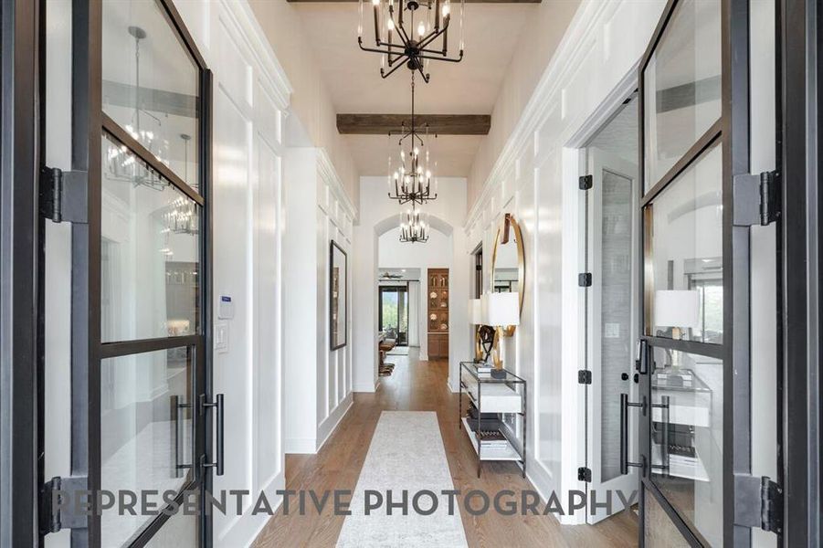 Furnished interior view inside a new home in Pecan Square, Northlake (Image 5).