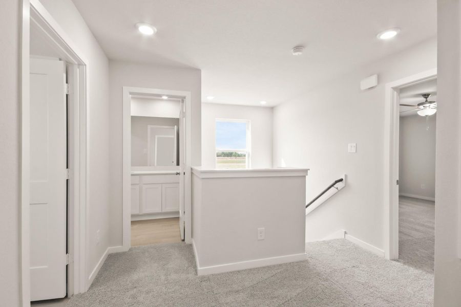 Furnished interior view inside a new home in Northpark South, Porter (Image 7). Furnished interior view inside a new home in Northpark South, Porter (Image 7).