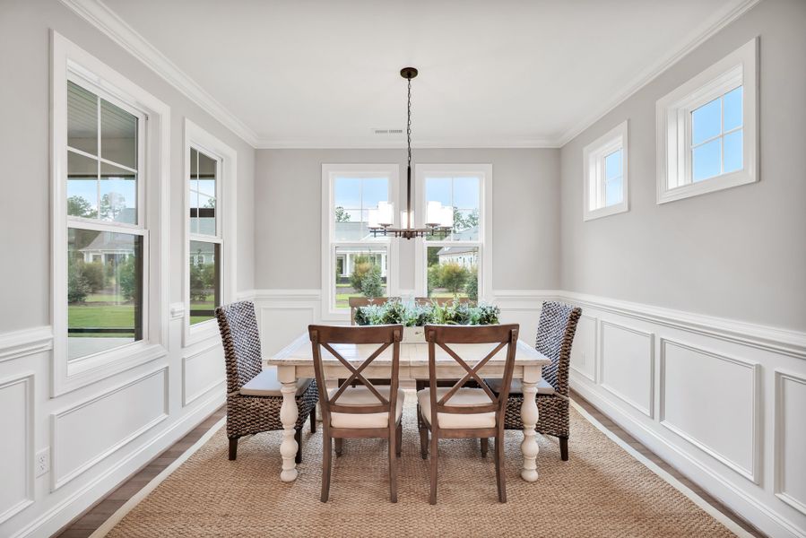 Representative furnished interior of a home built from the Lumina Island by Kent Homes in Oyster Harbour, Supply (Image 100).