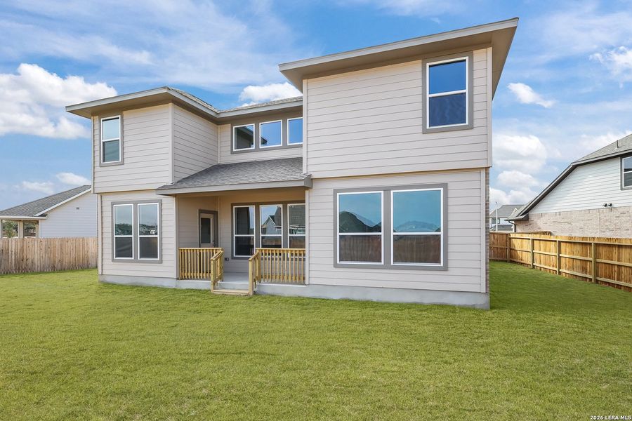 Exterior details and patio area of a home in Megan's Landing, Castroville (Image 24).